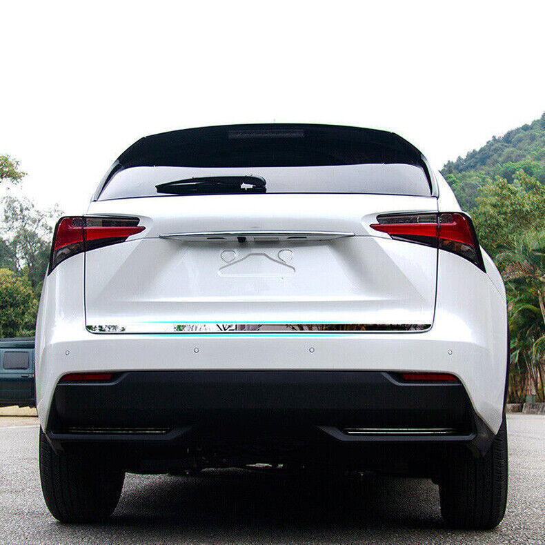 stainless Rear Door Trunk Lid Tailgate Strip Trim for Lexus NX200t 300h 16-21 B n