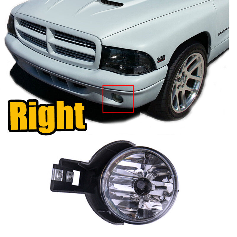 The right front fog light assembly is suitable for 1998-2000 for Dodge DAKOTA and 1997-2000 for Dodge DURANGO.