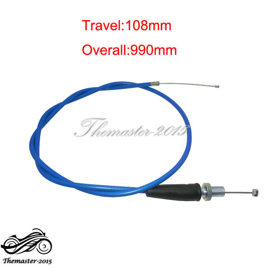 Blue Gas Twist Throttle Cable For 50 110 125 140 150 155 160cc Pit Dirt Bike SSR Q