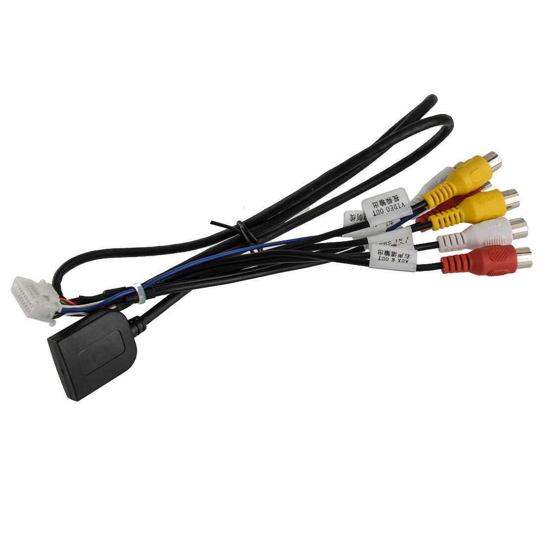 20Pin Interface RCA AUX IN/OUT Cable Fit For Android Radio Stereo Player v