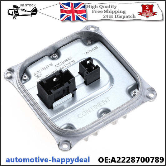 A2129005424 A2228700789 for Mercedes W222 W212 Headlight Ballast LED Module UK