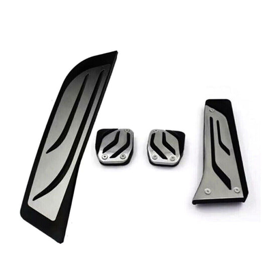 Metal Sport Pedal Covers For 1/2/3/4 Manual RHD Gas Brake Clutch Rest n