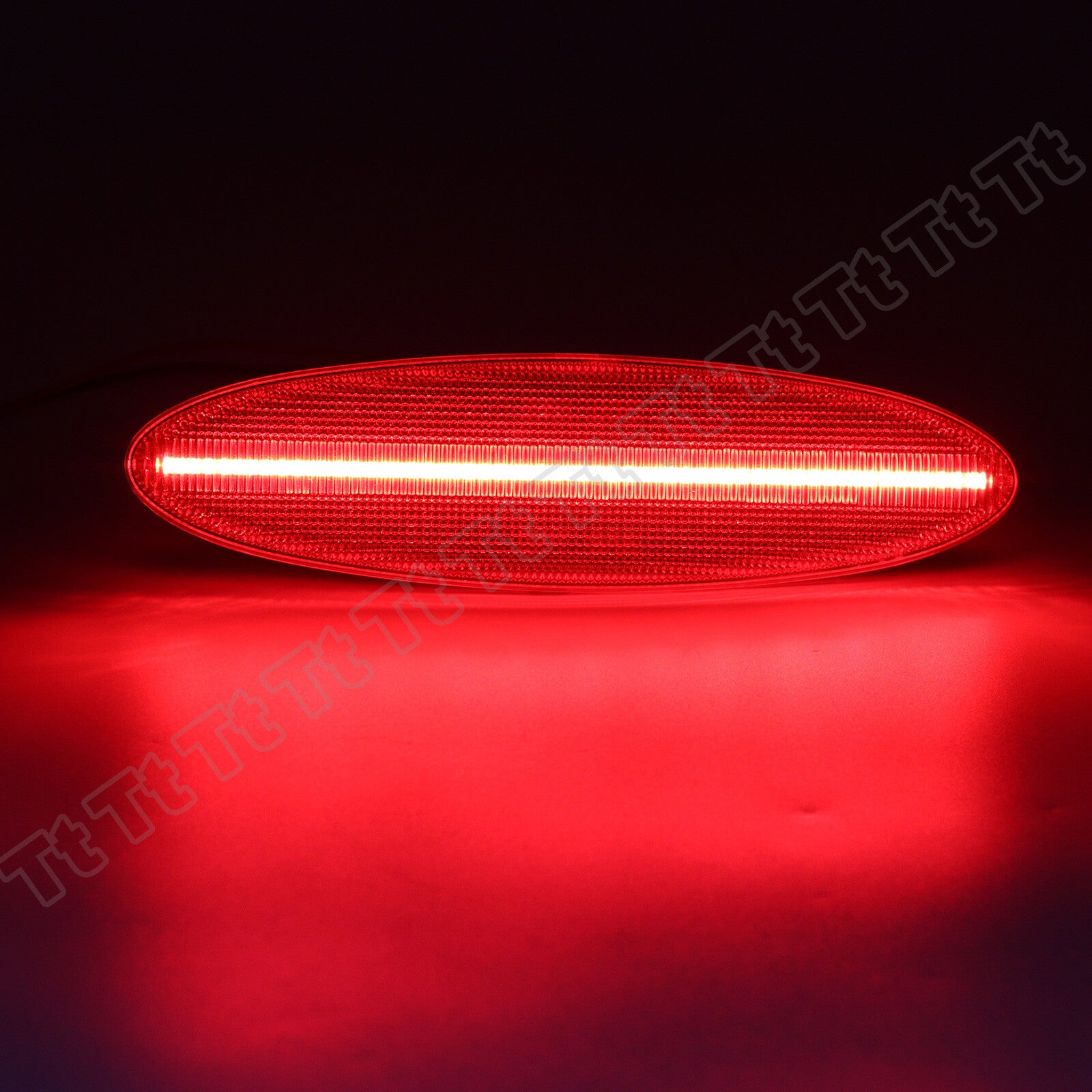 Red Lenses for 1997 - 2004 for Corvette C5 LED Rear Bumper Side Marker Lights - v