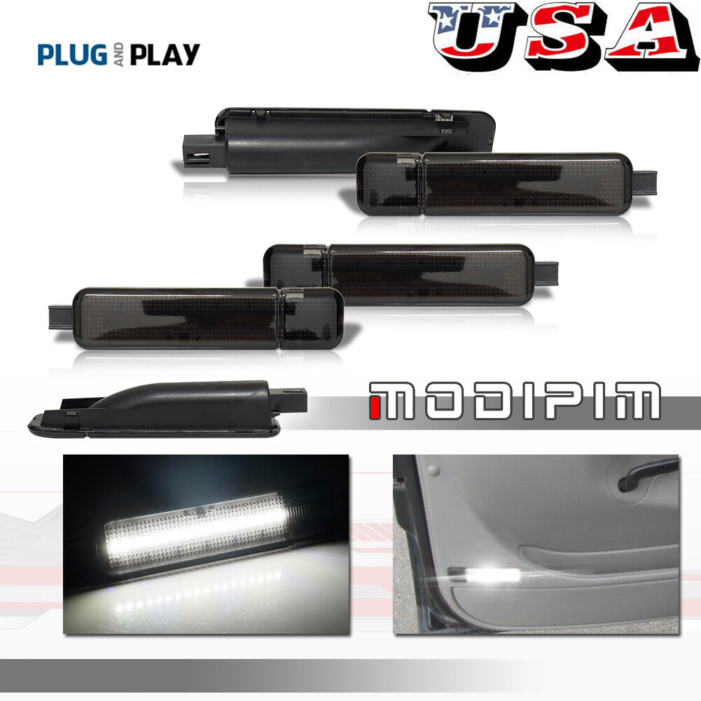 Side Door Edge Courtesy Light Set (Pair) For 2003-07 for GMC for Sierra for Silverado - v