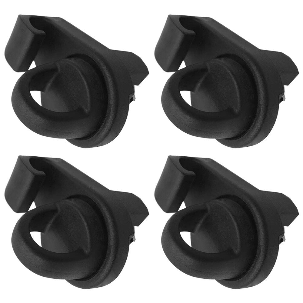 4Pcs for Toyota Tacoma 2005-2023 Tundra 2007-2023 Deck Rail Bed Tie Down Hooks Q