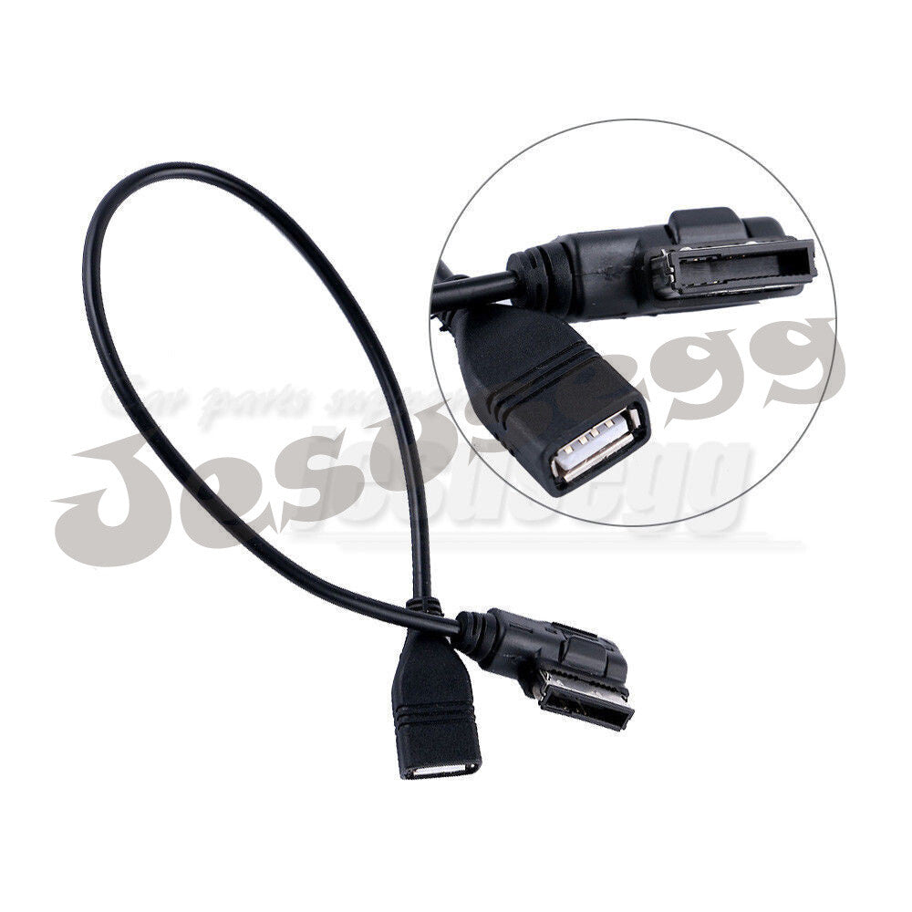 for Mercedes-Benz AUX Media Interface USB Cable AMI Adapter Flash Drive MP3