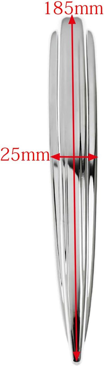 Motorcycle Chrome Front Fender Accent Trim for Harley Touring Softail FLDE FLHC