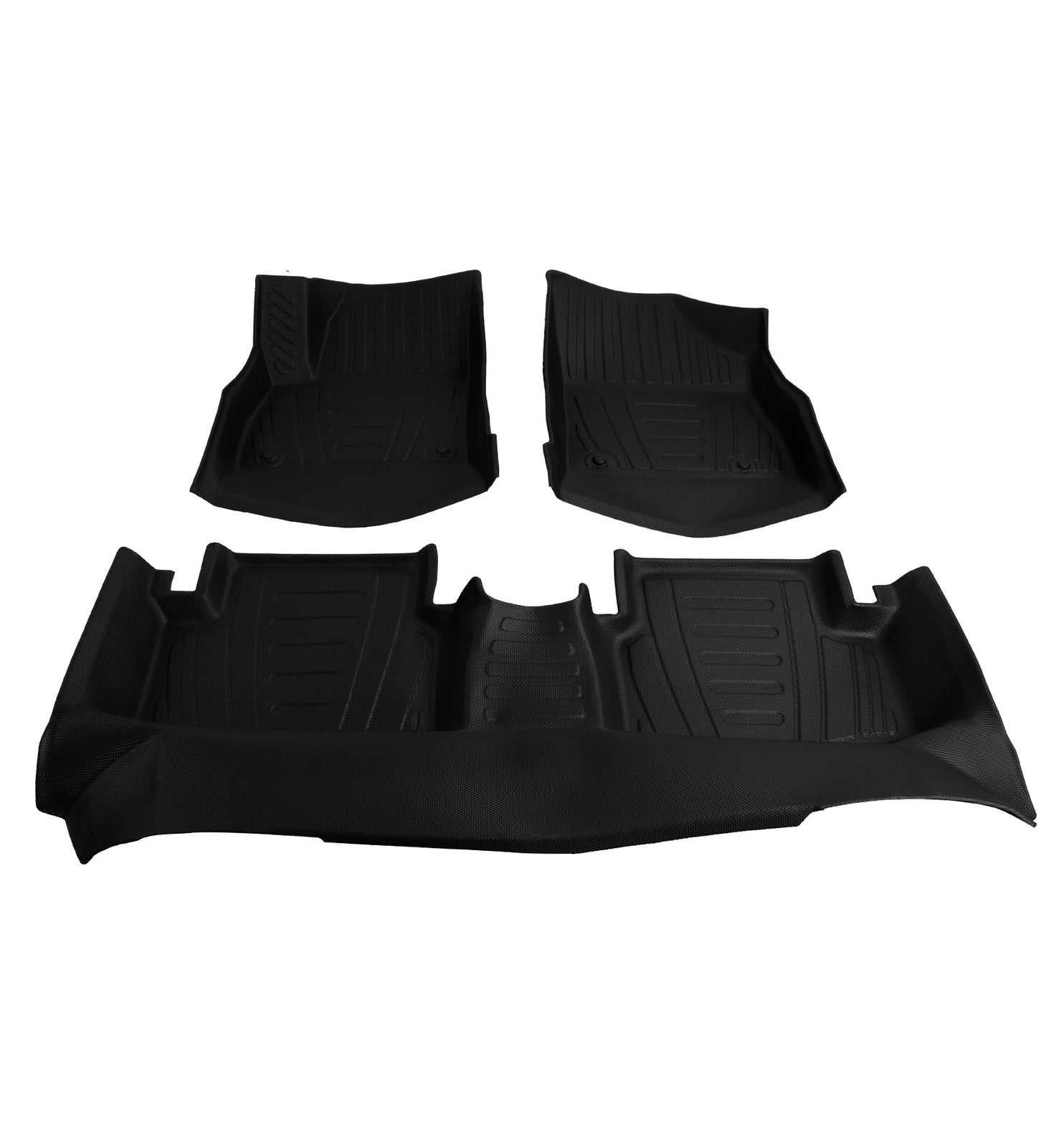 For 2016-2019 for Chevy for Cruze 5 Seats TPE 3D Floor Mats Row Heavy Duty Liners Black Q