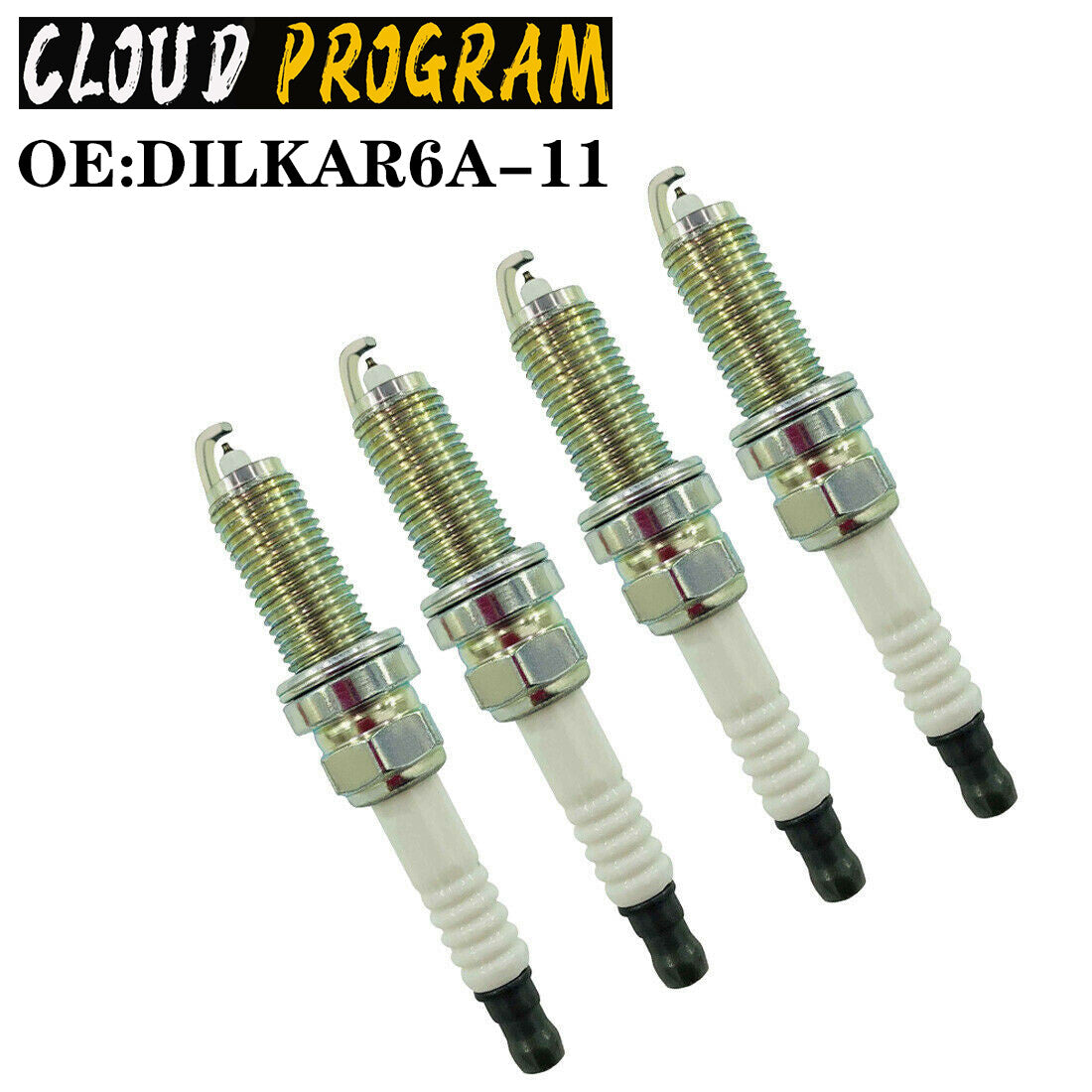 4x Iridium Spark Plug DILKAR6A11 9209 22401JA01B for Altima Rogue Sentra n