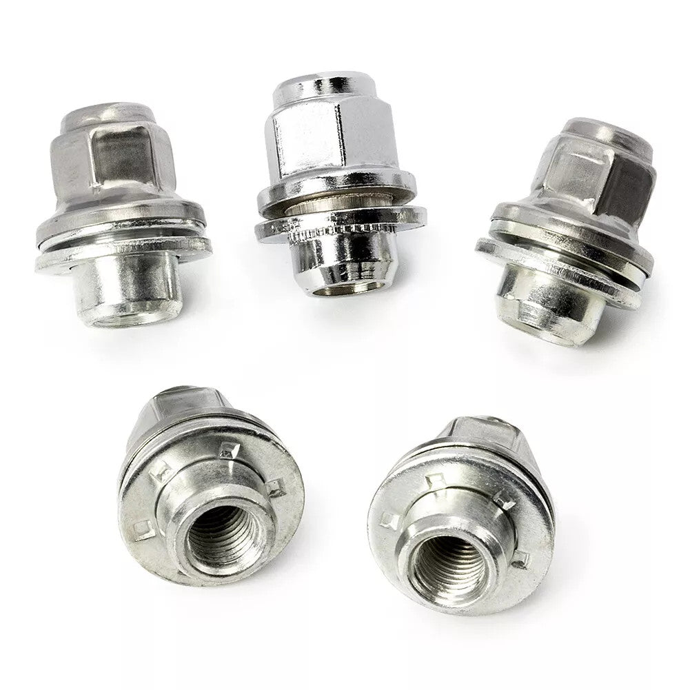 5X Stainless Steel Lug Nuts Fit for Jaguar S-Type X-Type XJ XF C2C35294010 1999-2011 Q