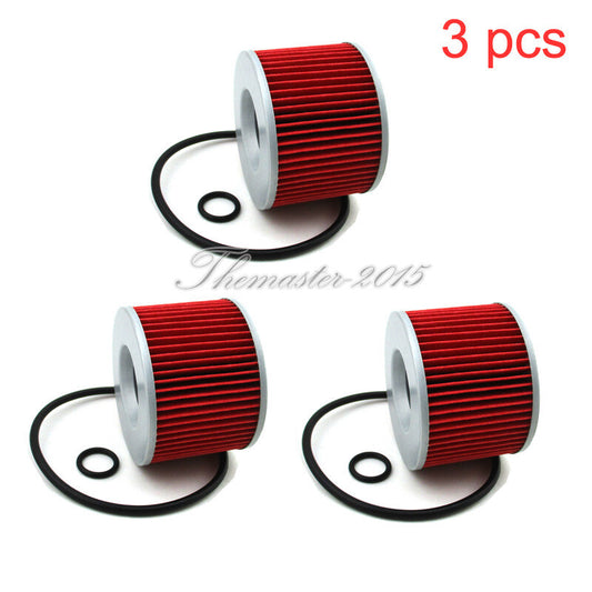 3x Oil Filters for HONDA CB900C GL 1100 1200 A I CB750 CB650SC CB550SC CB1100R Q