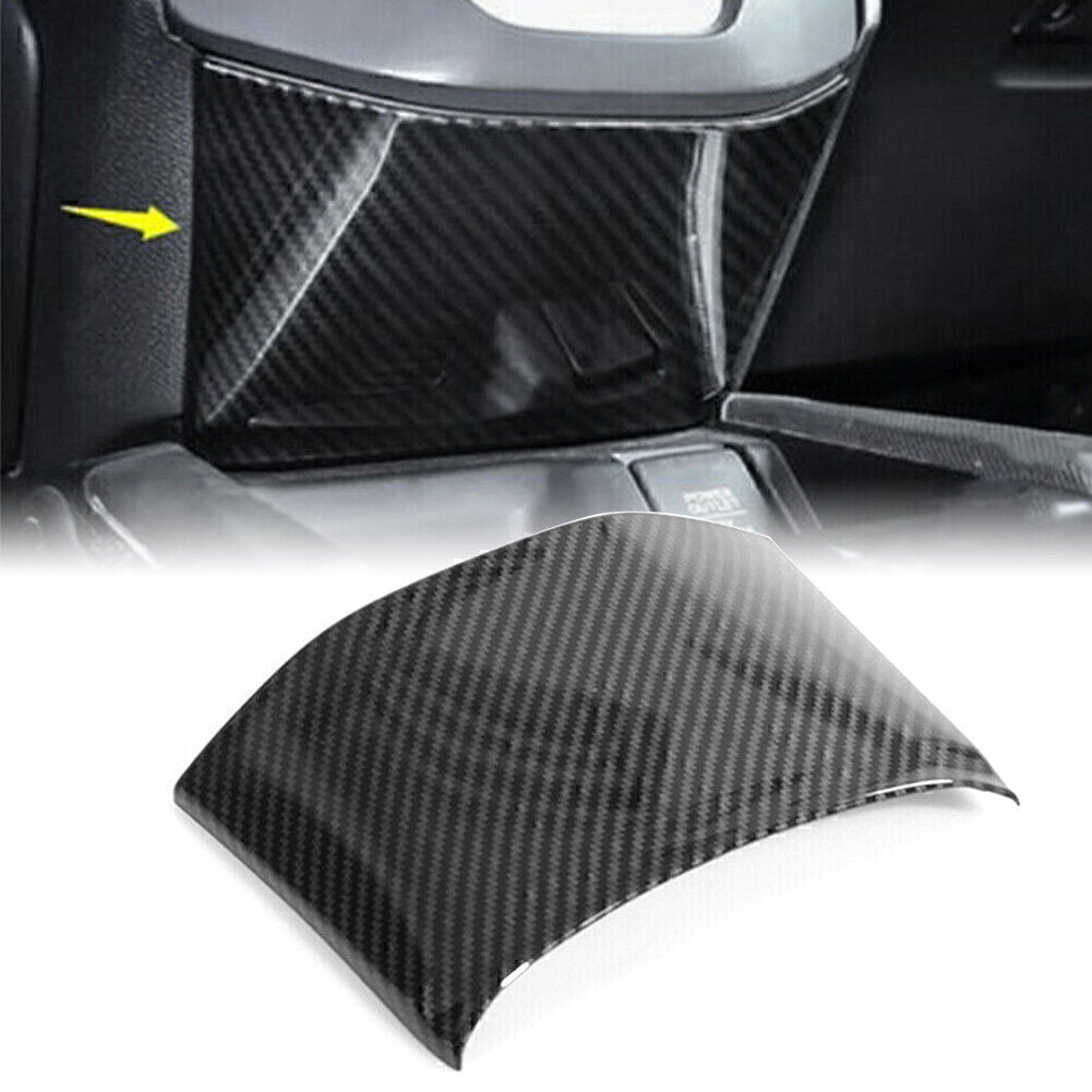 1 piece carbon fiber center console gearbox cover trim for Honda CR-V (CRV) 2017-2019