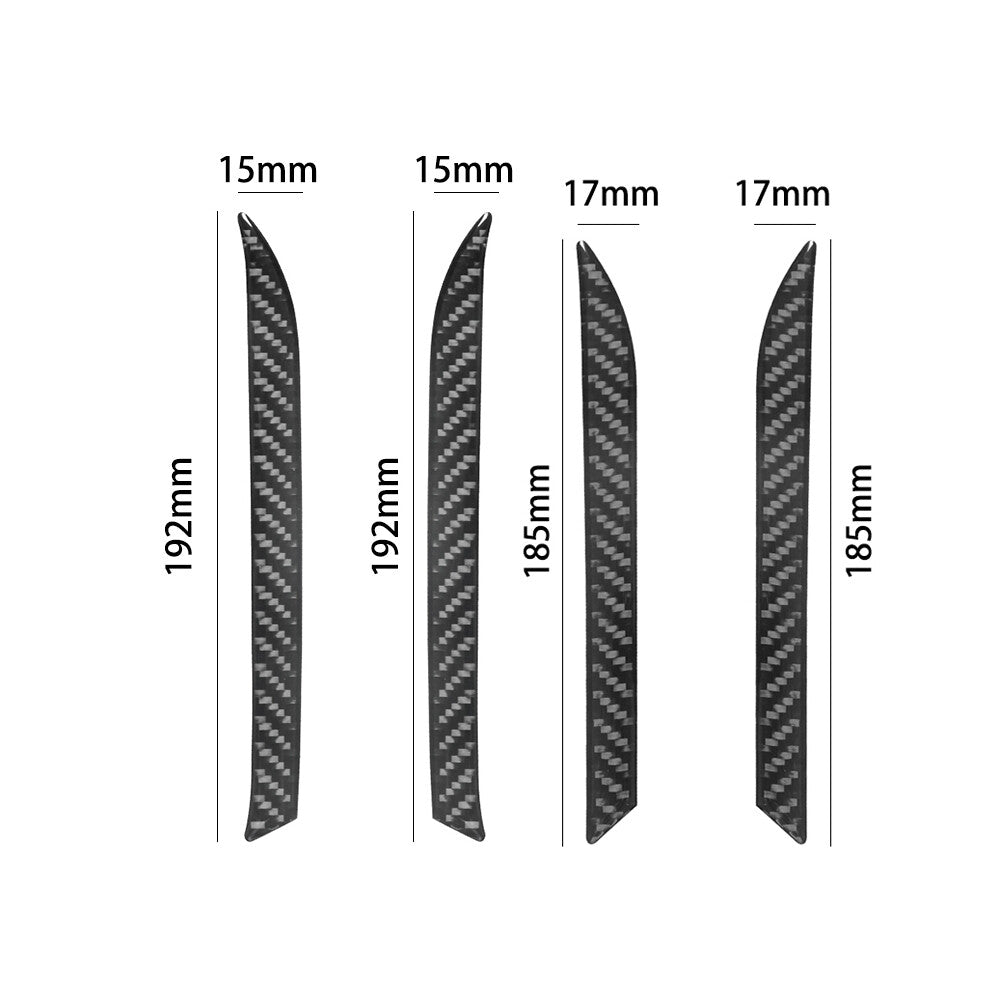 Red Carbon Fiber Speedometer Outer Frame Cover Trim for Chrysler 200 2011-2014 v