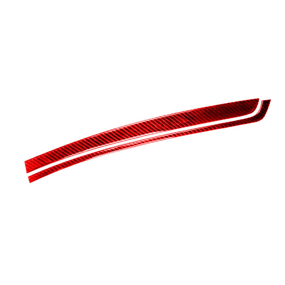 For Lancer Carbon Fiber Front Reading Light Cover Trim Type B Red v