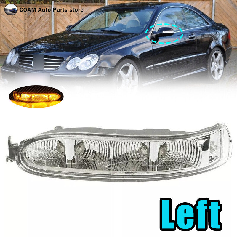 Left-hand mirrored turn signal indicator for Mercedes-Benz W209 CLK220 2002 - 2009.