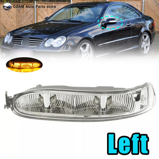 Left-hand mirrored turn signal indicator for Mercedes-Benz W209 CLK220 2002 - 2009.