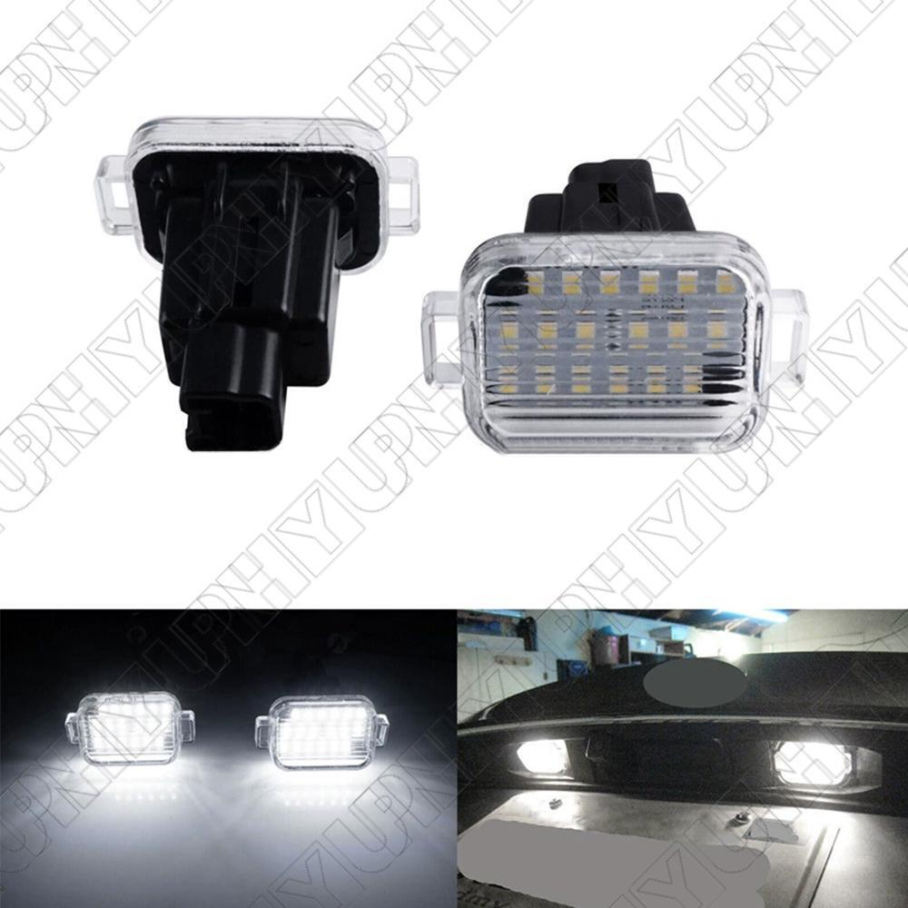 2Pcs Light Number Plate Lamp For 2014-2020 for Mazda 6 / 2014-2018 for Mazda 3 Hatchback Q