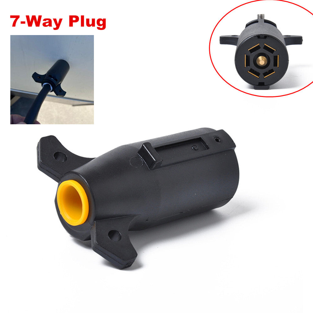 7-way round trailer side 7-pin RV blade harness connector plug heavy-duty - n
