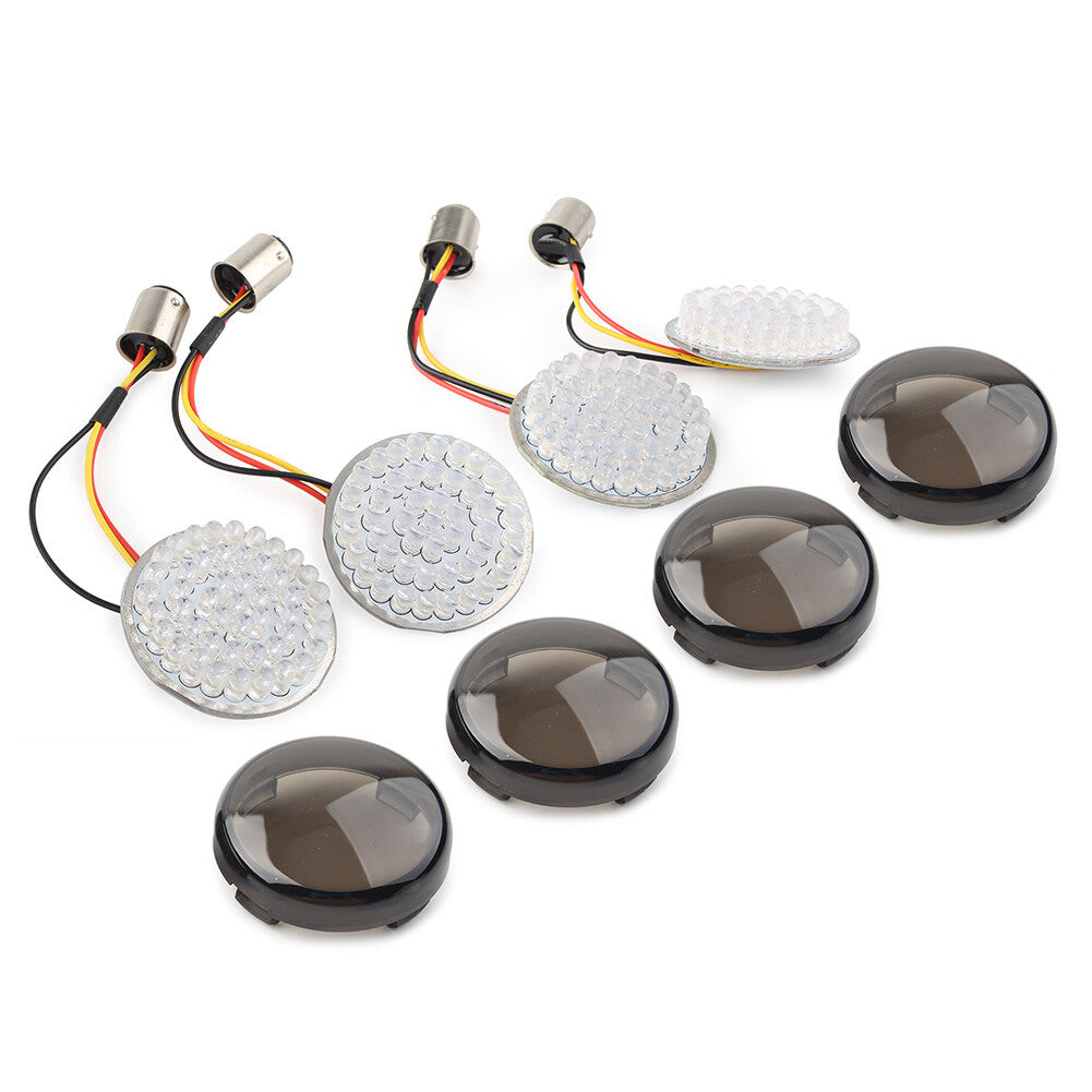 Smoke 1157 Front Rear Turn Signals led lights for Harley Dyna Touring