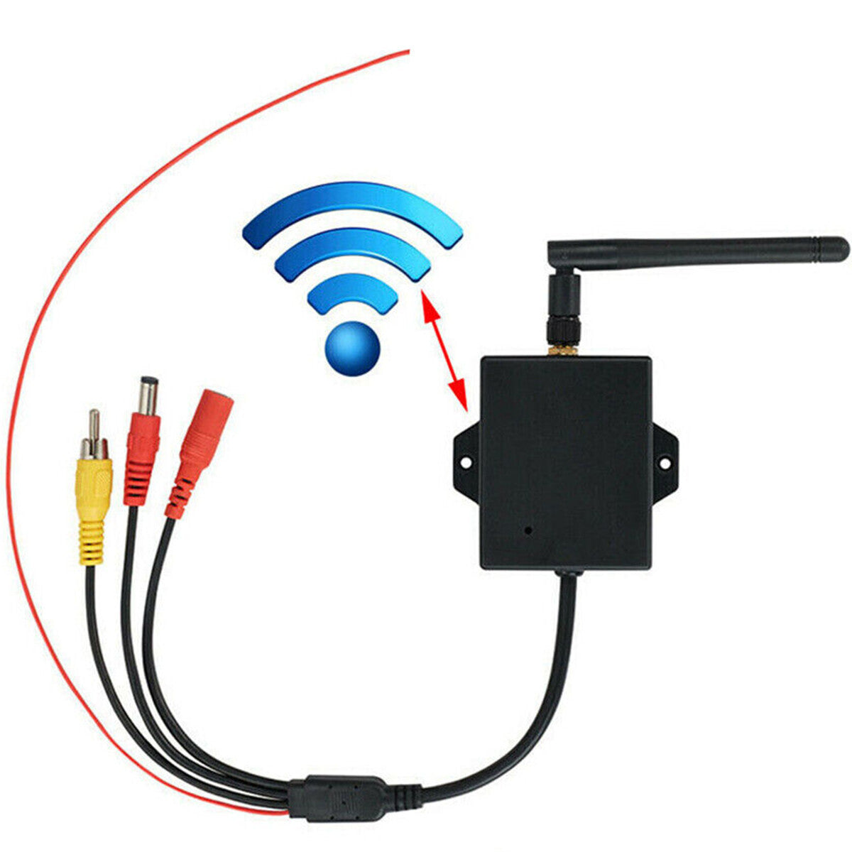 2.4G Wireless Video Transmitter Receiver For Car Rear View Camera Reverse Backup