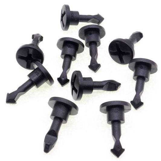 10 Engine hood decorative screws, locking pins, and fixing bolts are suitable for Volkswagen for Audi TT seats and for Skoda seats.