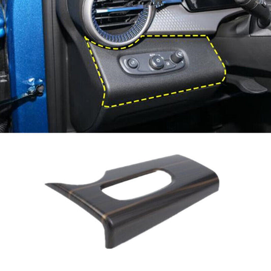 Peach Wood Grain Headlight Button Switch Cover Trim for Chevrolet Trax 2023 2024