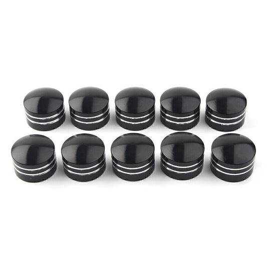 10x Aluminum Inner Schrauben Screws Motor Bolt Topper Caps Cover for Harley 11mm