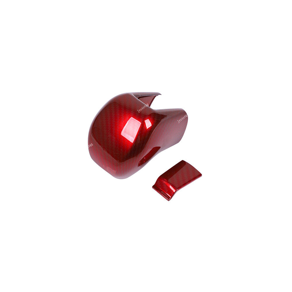 Qty2 ABS Carbon Fiber Red Gear Lever Shift Knob Cover Trim for Honda for Civic 16-19
