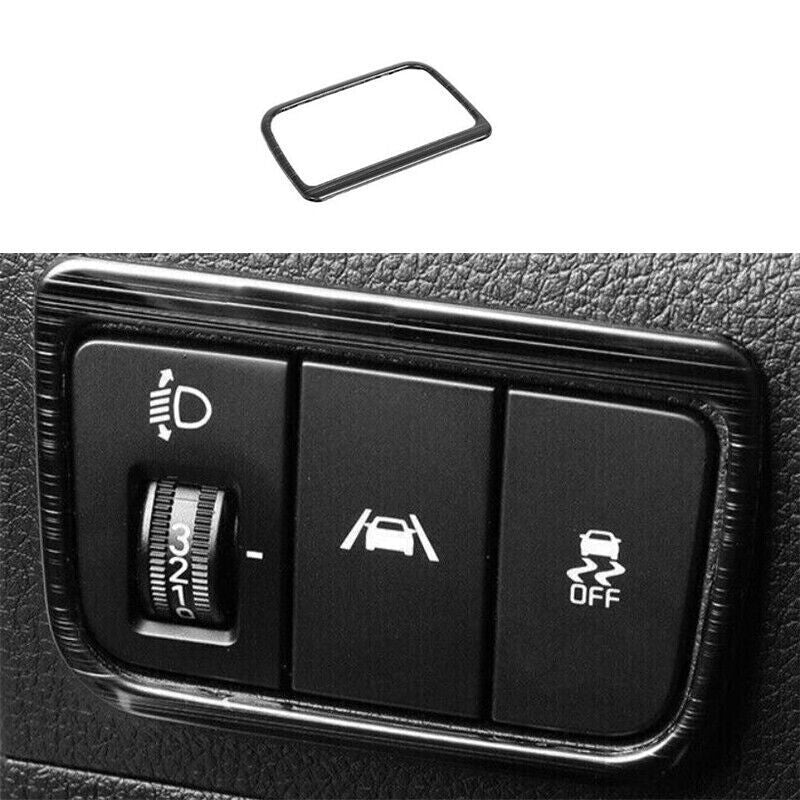 For -V HRV 2016-2021 Red Interior Door Handle Bowl Cover Trim 4PCS- v