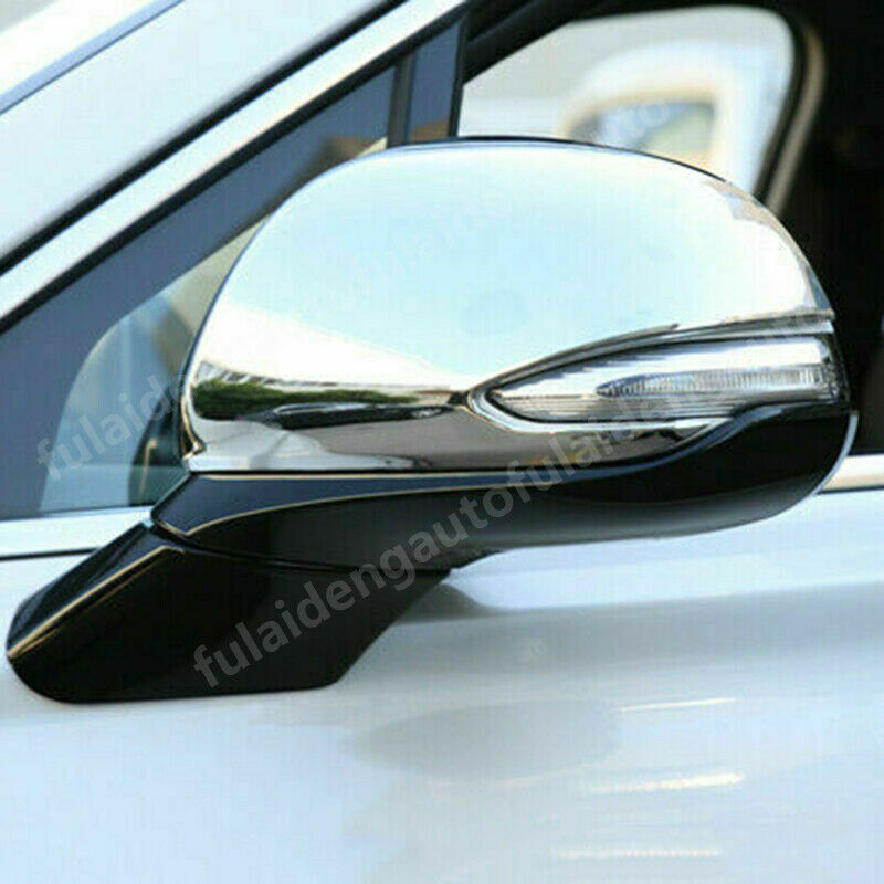 for hyundai santa fe 2019-2021 ABS Chrome Rearview Side Door Mirror Cover Trim