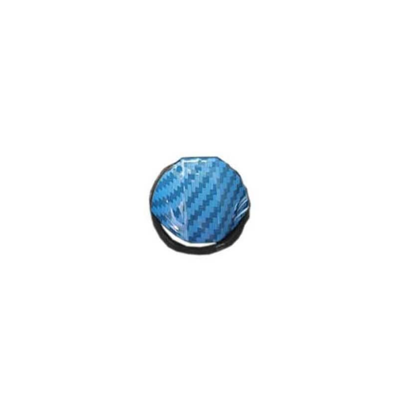 for Ford for Mustang 2015-2022 ABS Blue Carbon Fiber One-Click Startup Switch Cover
