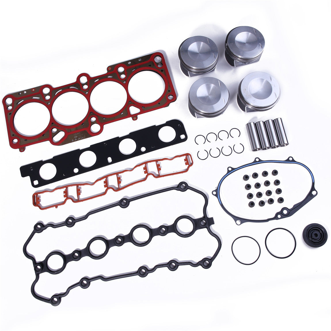 4x Engine Pistons Rings 82.51mm 21mm for VW GTI for Passat for Audi A3 A4 A5 2.0 TFSI 9617 B