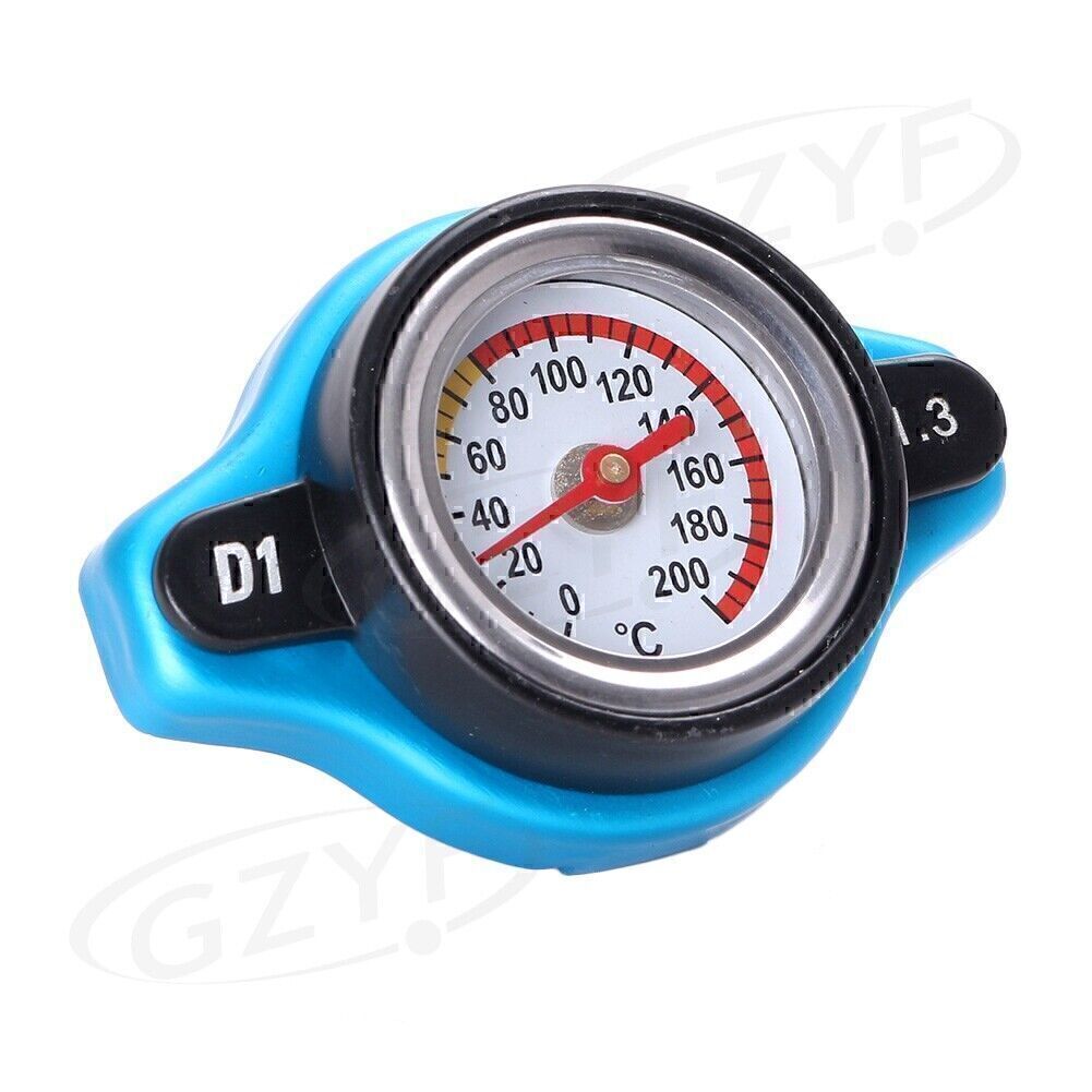 1.3 Bar Radiator Cover Cap w/Thermometer Water Temperature Meter fit for Hyundai for Kia Q