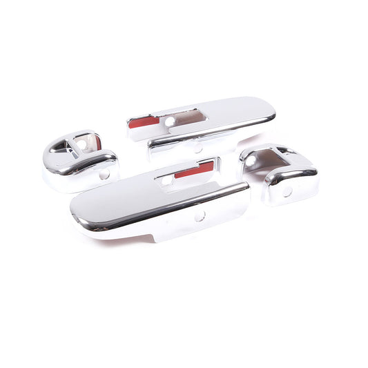Range hood side hinge cover decorative cap protection for 2003-2009 for HUMMER H2 SUV SUT chrome 4-piece set.
