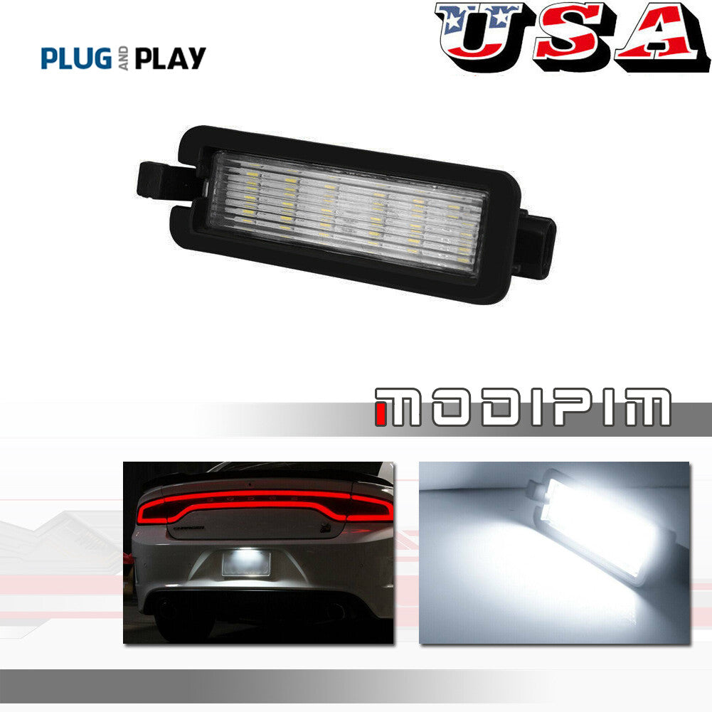 Super bright white 18 LED license plate light suitable for Dodge chargers, for Chrysler 300, etc. Q