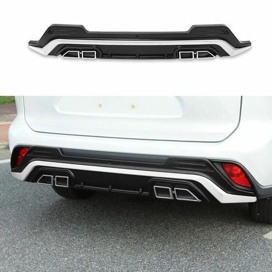 for Toyota Highlander 2020-2023 BlackSilver Spoiler Board Rear Bumper Diffuser
