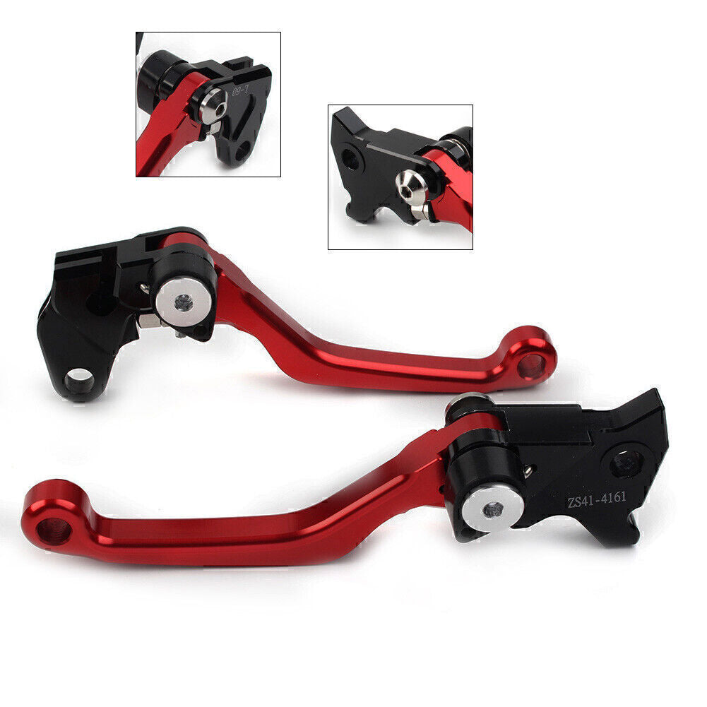 Fit for Yamaha TTR125L/LE/LW 2000-2020 Disc Brake Clutch Levers Pivot Aluminum RED Q