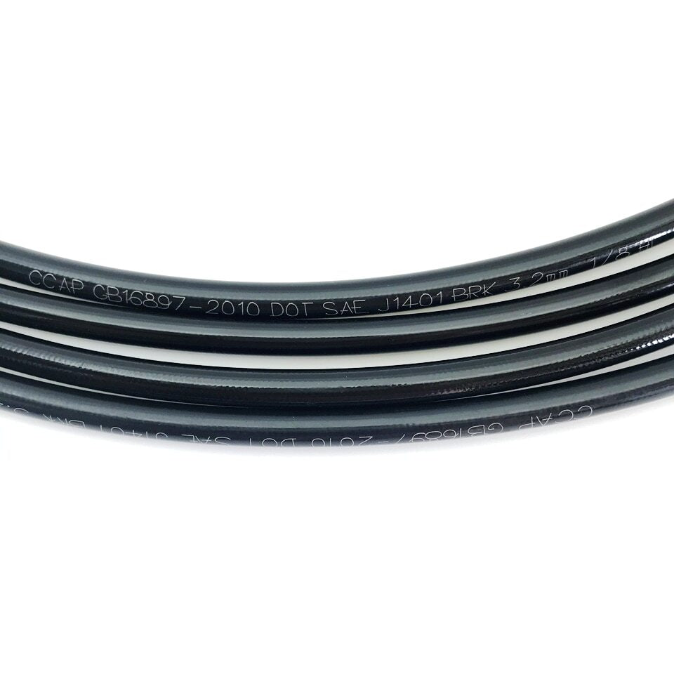 Black 900MM Hydraulic Brake Hose oil Pipe Line Braided Cable 10mm Banjo ATV