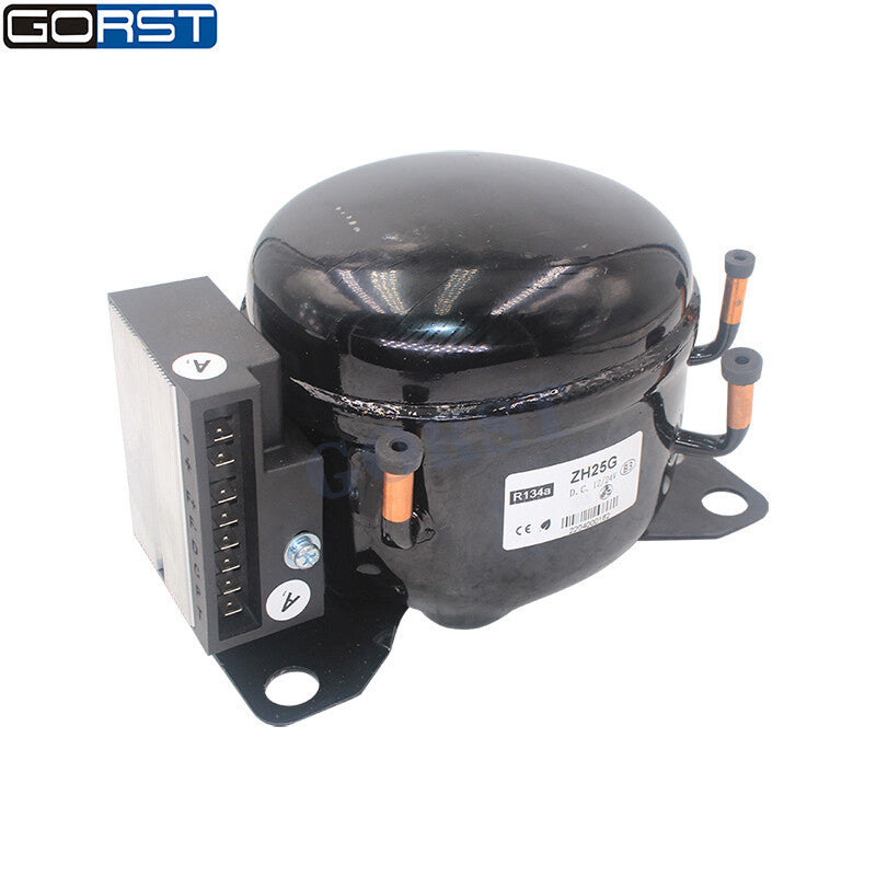 ZH25G DC Car Refrigeration Air Compressor Fridge Freezer Marine 12V 24V R134a Q