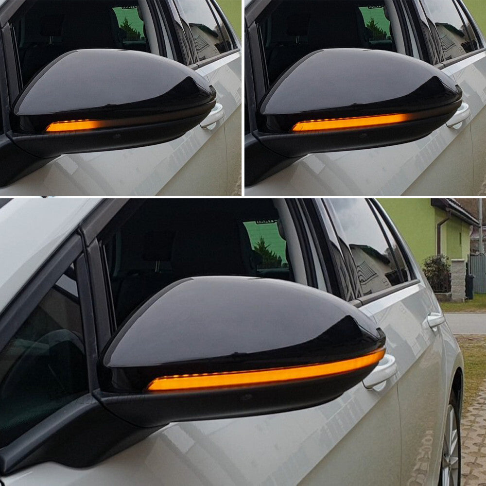 Dynamic Turn Signal Light Mirror Sequential Lamp for VW for Golf 7 MK7 GTI R Touran