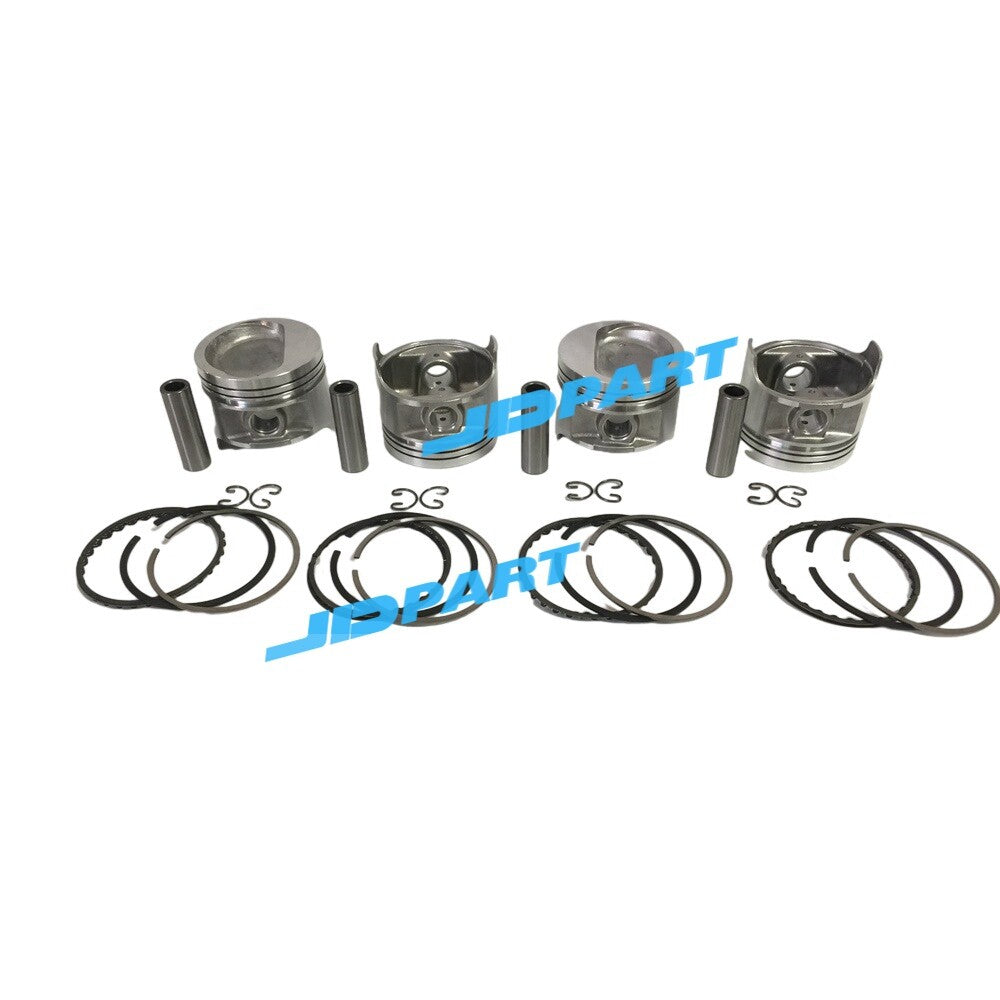 5K piston with piston rings STD is suitable for excavator engine parts.