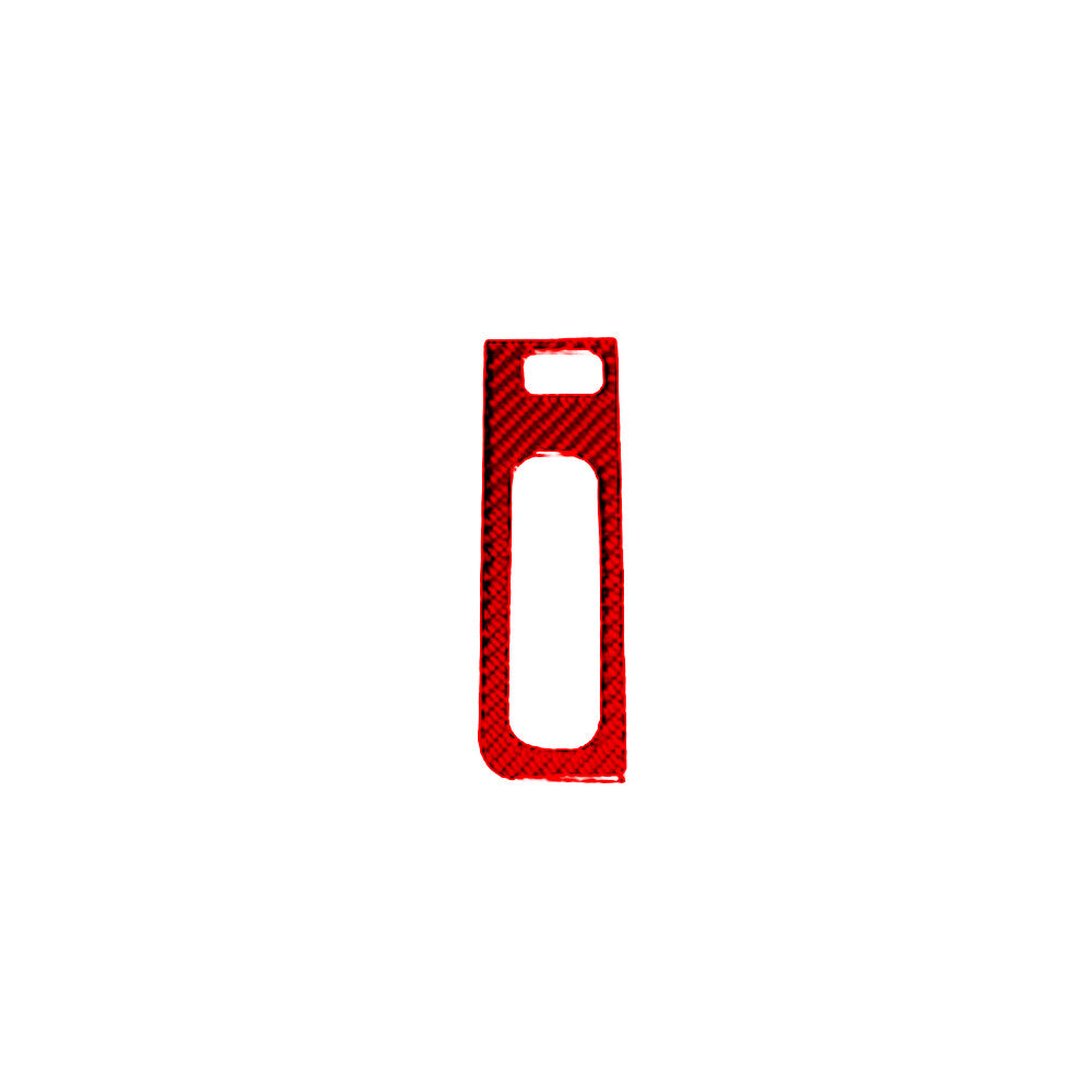 Red Carbon Fiber A-Pillar Speaker Frame Cover Trim for RAM Promaster 2014-2021 v