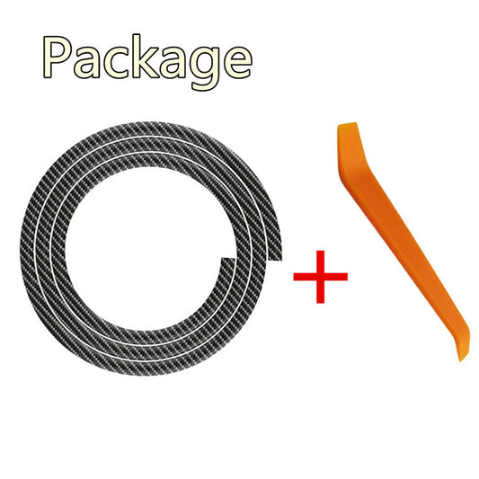 1.6M Car Dashboard Windshield Gap Sealing Strips Styling Sticker Replacement