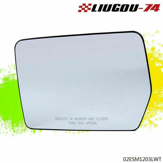 Fits 2011 - 2014 for F150 Pickup Left Driver Side View Power Mirror Glass New - v