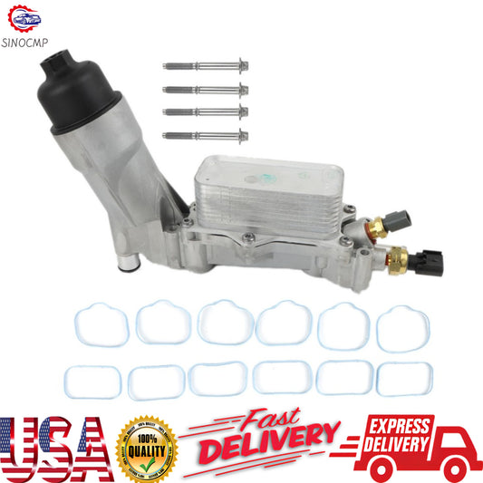 Oil Filter Housing Assembly Compatible with 2011-2013 for Chrysler 200 300 for Dodge US