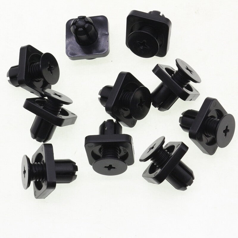 10Pcs Under Cover Clip Splash Shield Push-Type Retainer for Honda Fit HR-V