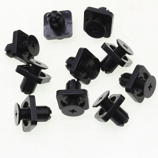 10Pcs Under Cover Clip Splash Shield Push-Type Retainer for Honda Fit HR-V
