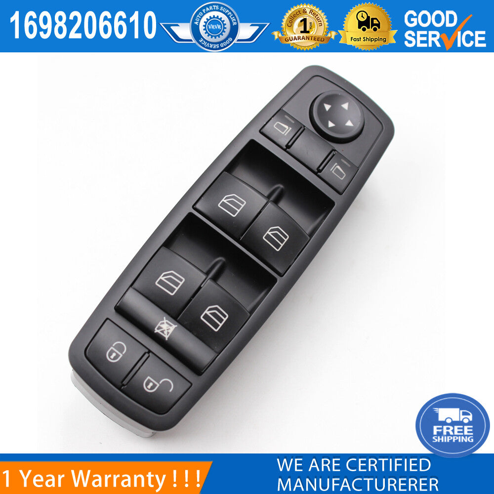 Suitable for Mercedes-Benz A-Class W169 and B-Class W245 1698206610 power window master switch