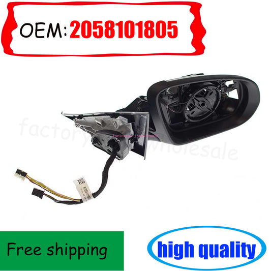 2058101805 Right passenger door mirror applicable to W205 C 63 AMG C300- n