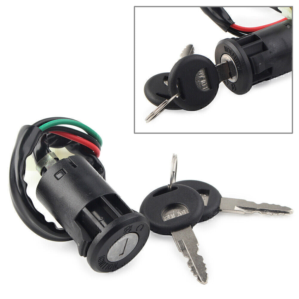 Motorcycle Security 4 Wire Ignition Key Lock Switch for Honda CG125 ATV Quad ATV Q